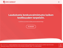 Tablet Screenshot of escarmat.com